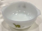 Vintage Anchor Hocking Fire King Milk Glass Bowl -Johnny Hart BC Comic Character