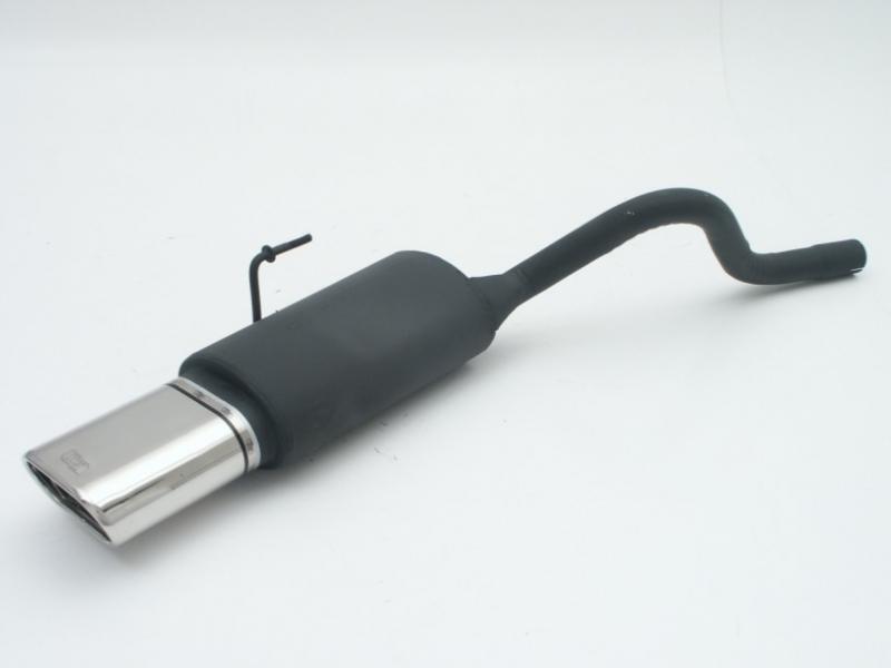 Silencieux echappement Ulter Clio B ameliorant la sonorite sportive avec embout 145x75mm