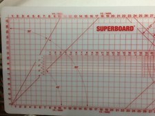 CUTTING MAT FOR A BIG BOARD OR SUPER BOARD 21" X 58"