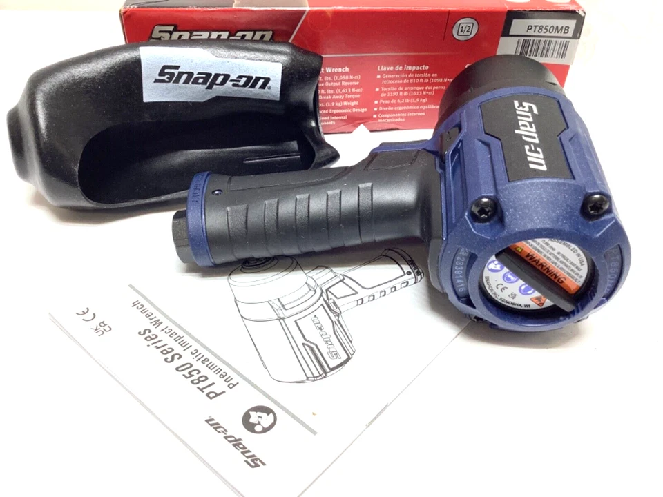 NUEVO Snap-on™ 1/2" unidad SUPER Duty llave de impacto de aire PT850 PT850MB Power Blue Foto 2 de 4
