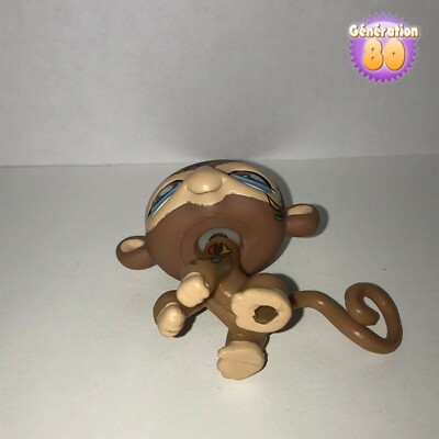 Figurine Littlest Pet Shop Singe N°946 - Version Postcard - Occasion - Hasbro