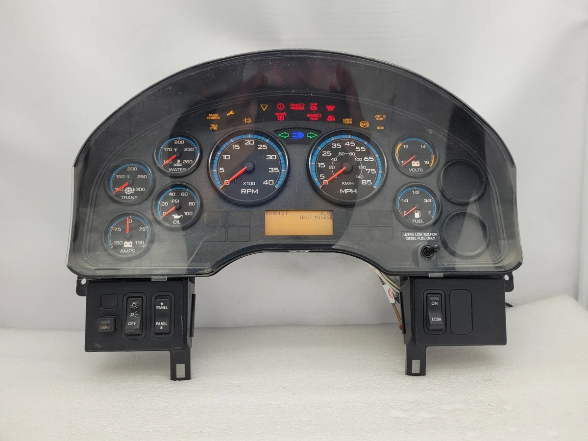 2010 INTERNATIONAL PB105 USED DASHBOARD INSTRUMENT CLUSTER P 