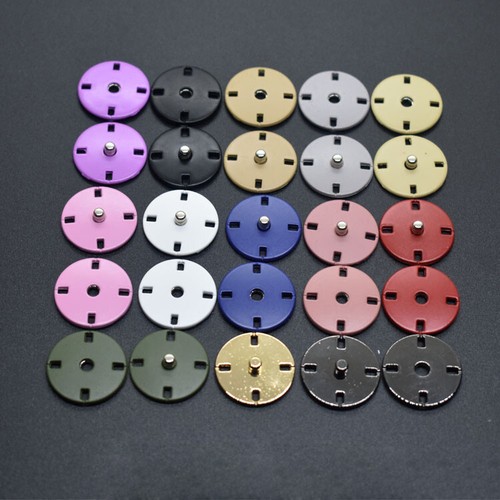 5 Sets 21mm Snap Fastener Metal Round Sew On Press Stud Button Costume Bag Craft - Picture 3 of 27