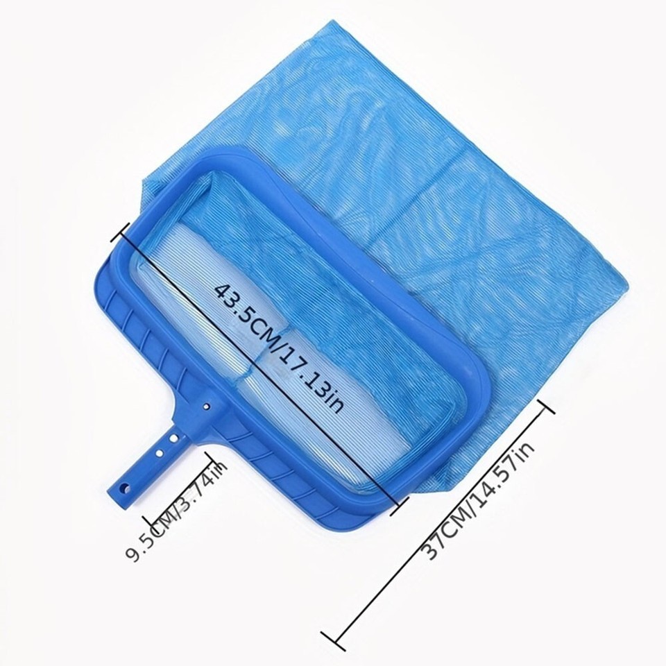 Heavy Duty Pool Cleaning Brush and Skimmer Net Bundle for Superior