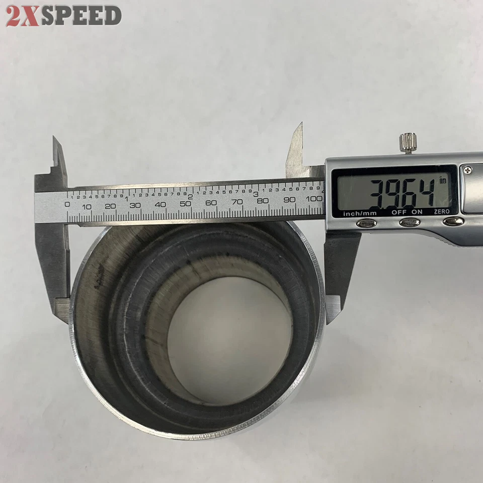 Reductor de aluminio para tuberías universales Fit 4" O.D. a 3" O.D. 3,63" de longitud Foto 3 de 4