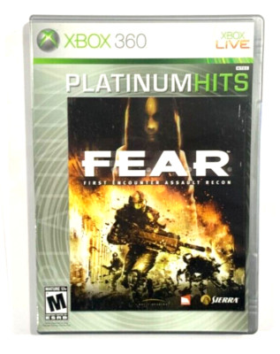 FEAR Platinum Hits - Microsoft Xbox 360 - Case Only/No Game