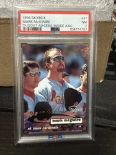 Mark McGwire 1998 Skybox Dugout Axcess Inside Axcess #41 19/50 /50 PSA 7 - Pop 1