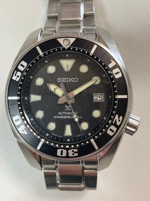 SEIKO PROSPEX Sumo Automatic Watch 200 Waterproof Black