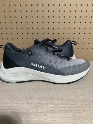 Ariat Shiftrunner Mens US 9.5D Shoes Gray Black White Comfort Work ASTM Sneakers