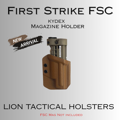 First Strike FSC Magazine Kydex Holste Belt clip. Mag Not Included
