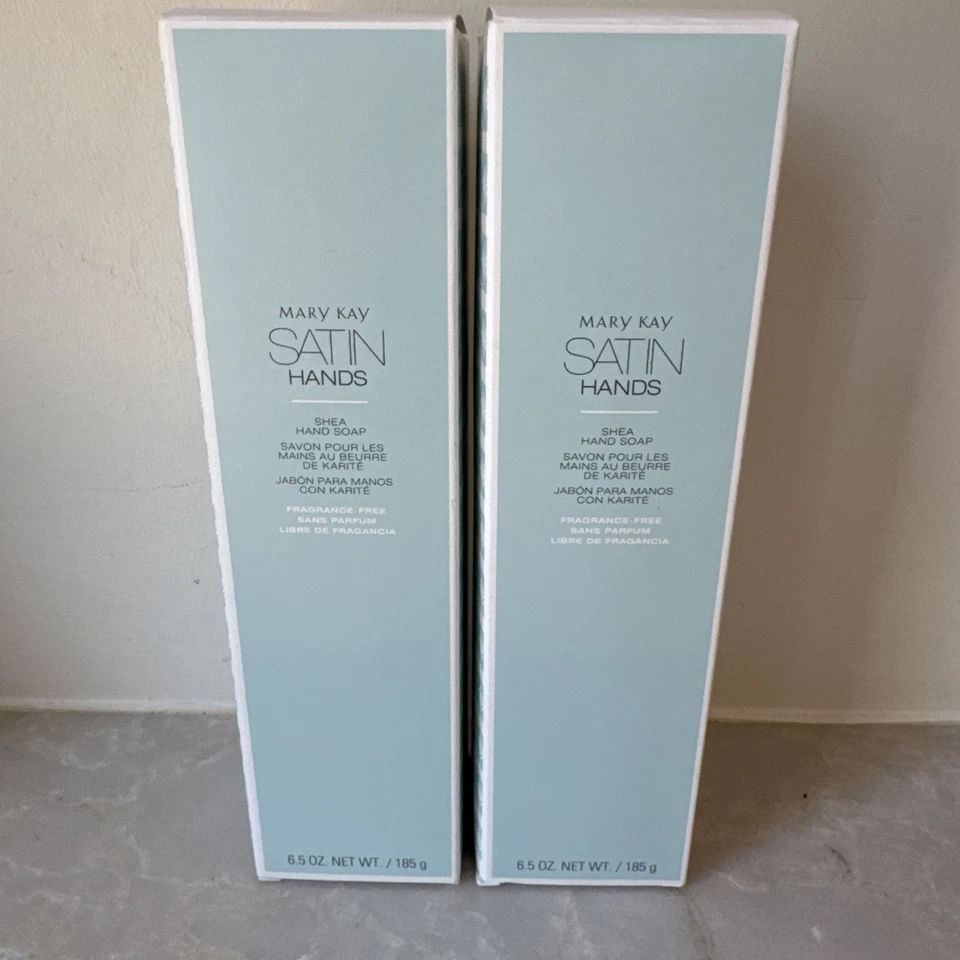 Новый в коробке 2 Mary Kay атласные руки ши мыло для рук аромат бесплатный полный размер подарок - Изображение 3 из 4