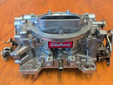 Edelbrock Looks Like New Carburetor 600 Cfm No Choke 1406 4 Barrel