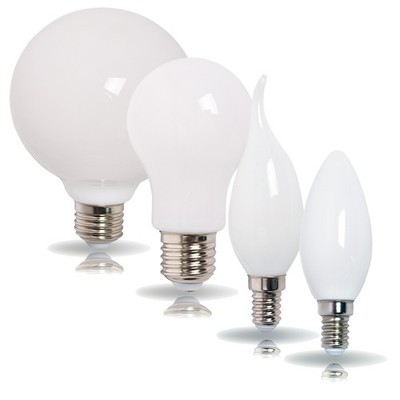 LED 360° Leuchtmittel Globe G80 G95 G120 Kerzen Tropfen Windstoßkerzen E14 & E27
