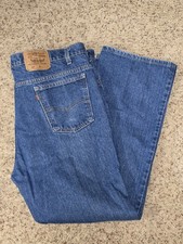 Vintage 90s Orange Tab Levi’s 517 Bootcut Faded Jeans Blue 42x30 Made In USA