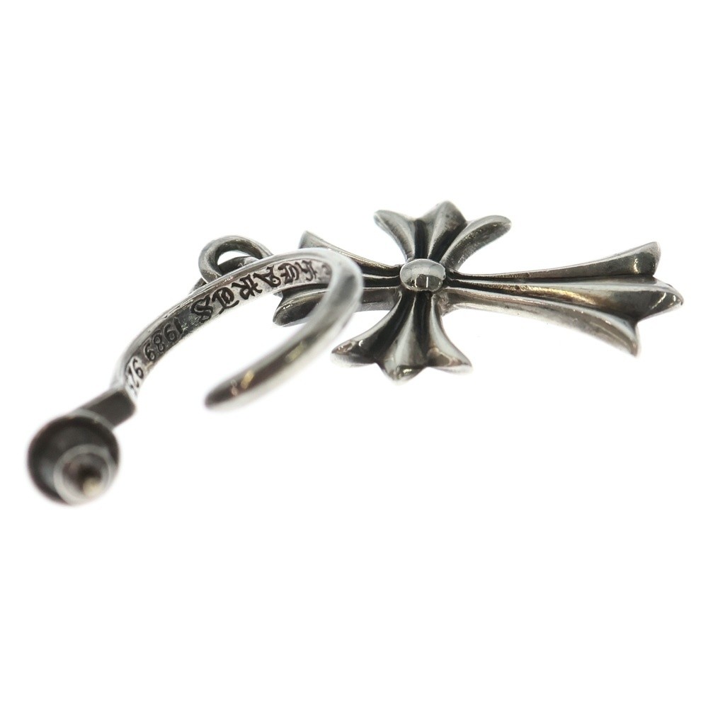 Chrome Hearts TINY CH CROSS HOOP Earring 925 14K P0051874 thumbnail 4