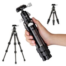 Carbon Fiber Mini Tripod, 15 Inch /0.86 lbs Lightweight Compact Travel Tripod...