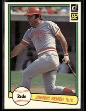 1982 Donruss #400 Johnny Bench Reds 3303I