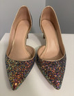 J.CREW Women’s Multicolor Glitter Pointed Toe Stiletto Pumps Slip-On 5.5 — photo 1