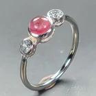 Jewelry gems Ruby Ring 925 Sterling Silver Size 7.5 /R465639