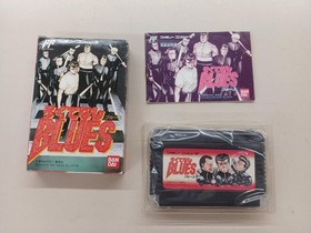 Bandai Rokudenashi Blues FC Famicom Game Cartridge Boxing Manga Japan NTSC-J
