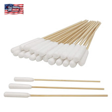 6 Inch Long Cotton Swabs of Medium and Large Pets Ears Cleaning or Makeup 100Pcs
