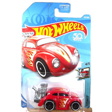 2018 Hot Wheels #107 Tooned 4/5 VOLKSWAGEN BEETLE 0747 XI