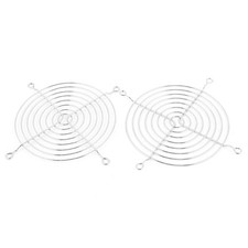 2 x Metal Wire Finger Guard Protect Grill for 120mm Computer PC Cooling Fan