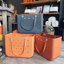 XL Extra Large Beach Bag EVA Rubber Waterproof Tote Picnic Travel Handbag