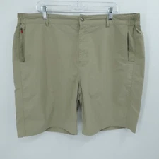 Duck Camp Shorts Mens XXL Khaki Drifter Stretch Performance Fishing Outdoor