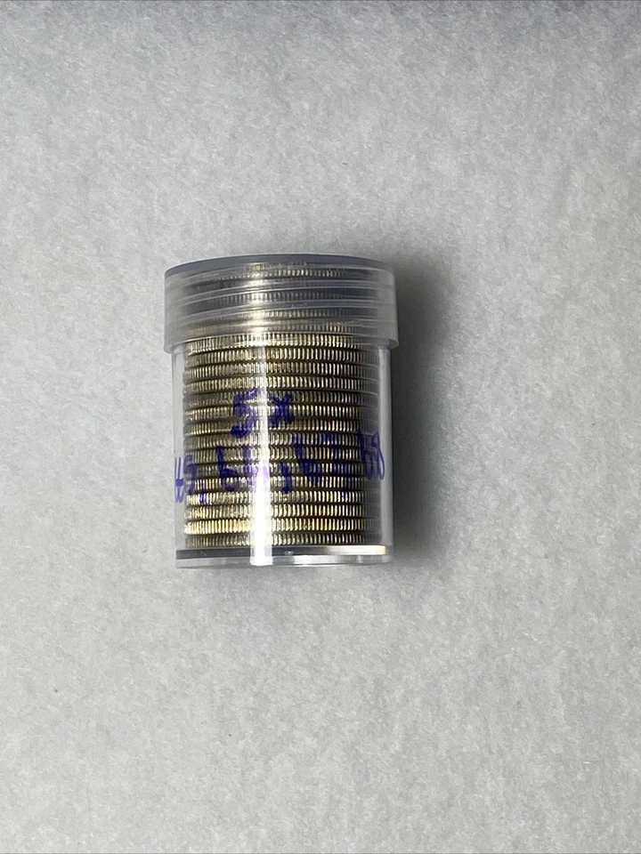 Lote de 20 medios dólares Kennedy 40% plata 1 rollo 5 - 1965,66,67,68 sin circular Foto 4 de 4