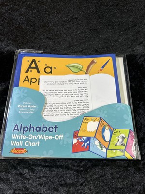 Its Academic: Alphabet Write-On/Wipe-Off Wall Chart - NEW