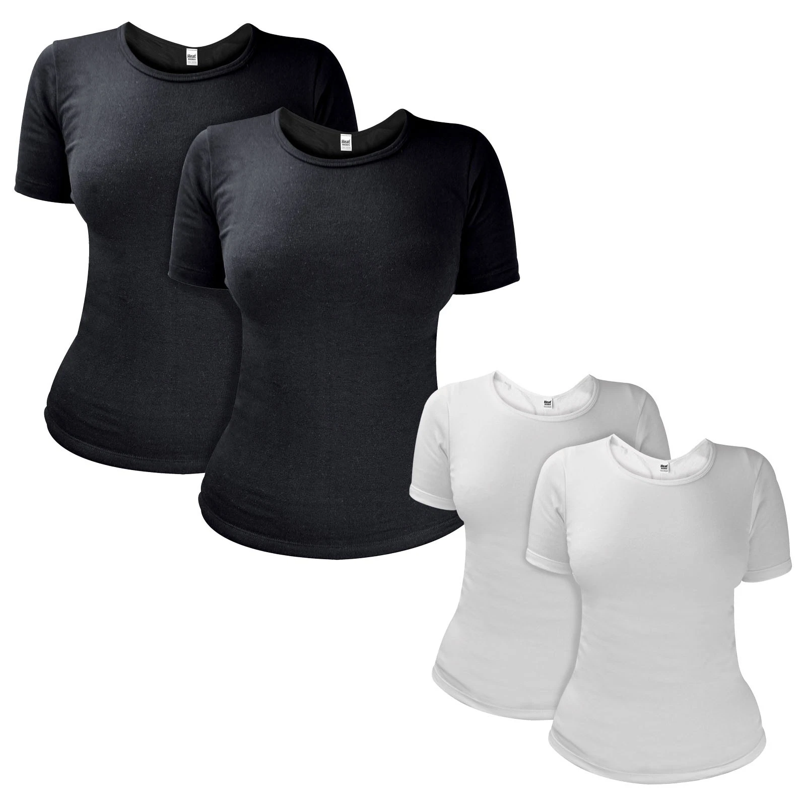 Womens Short Sleeve Thermal Top by Heat Holders - 2 Pack Base Layer Top
Opens in a new window or tab