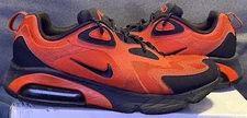 Nike Air Max 200 Habanero Red Black AQ2568-600 Running Sneakers Men Size 10