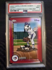 2025 TOPPS CHROME DISNEY GOOFY Toronto Blue Jays REFRACTOR #MLBH-26 #2/5