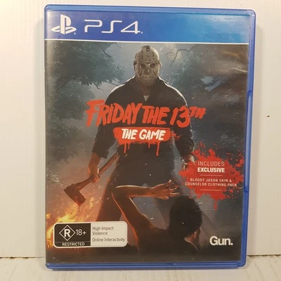 Friday the 13th: The game (Ps4, 2017, R18+) Gun media Complete - Photo 1/4