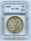 1883-S Morgan Silver Dollar $1 ICG VF20