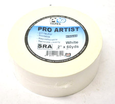 Pro Tapes Pro Artist White Flatback Printable Paper Board Tape 2" x 60yds