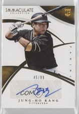 2015 Panini Immaculate Rookie Autos Gold 45/99 Jung-Ho Kang #157 Auto bn5