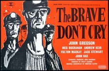 BRAVE DON’T CRY 1952 John Gregson, Meg Buchanan JAMES BOSWELL TRADE ADVERT