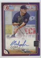 2015 Bowman Prospects Auto Purple 97/250 Jason Wheeler #PA-JW Auto 0v1