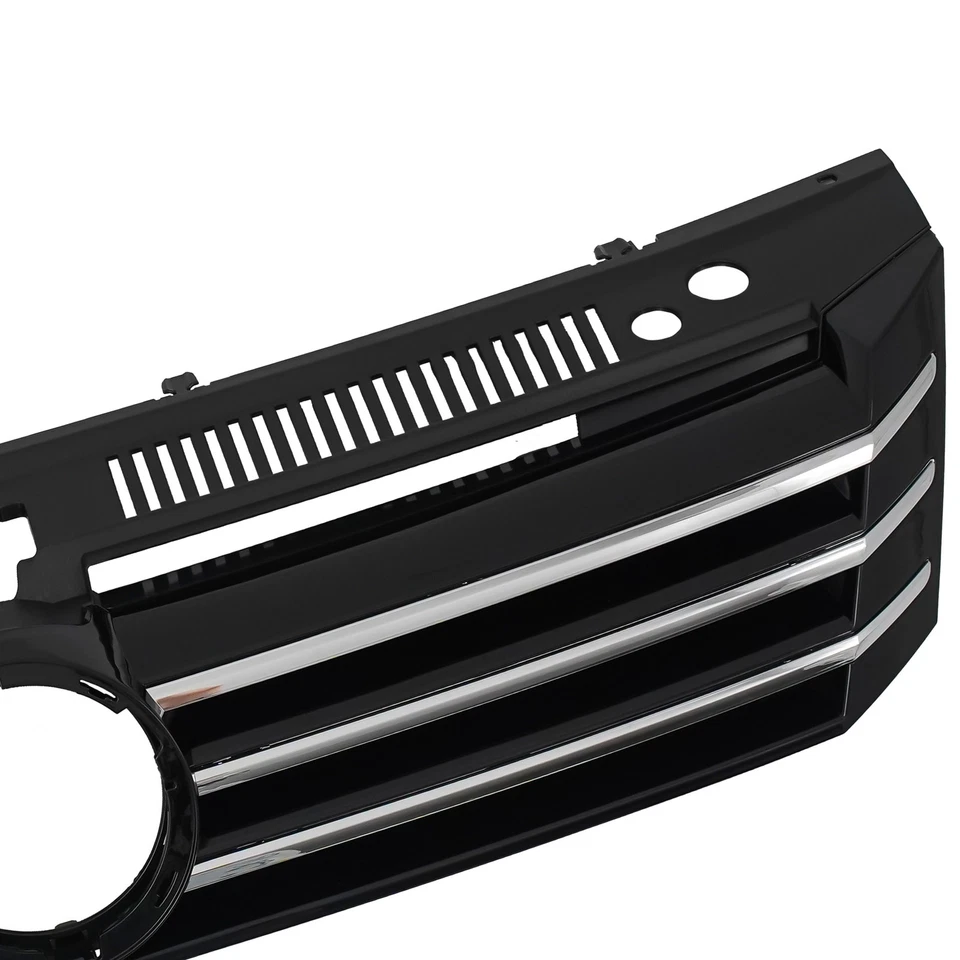 Rejilla para Volkswagen Passat 2012 2013 2014 2015 carcasa e inserto pintado negro Foto 3 de 4