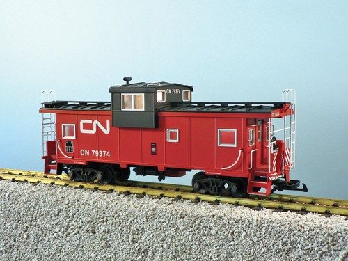 USA Trains R12130 Canadian National Extended Vision Caboose ROJO/NEGRO #79380, G | Zustand: New