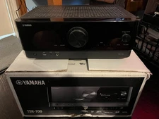 Yamaha TSR-700 7.1-Channel AV Receiver with 8K HDMI and MusicCast - Black
