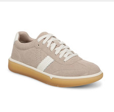 VIONIC Women City Walk Sneaker, Lucid Beige Suede NEW WT