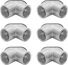 1/2 in Conduit Pull Elbow, Rigid EMT or IMC Fitting for Wire Installation, Rig