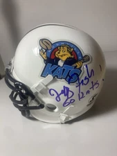 Nashville Kats Arena Football Jeff Fisher Autographed Mini-Helmet JSA 
