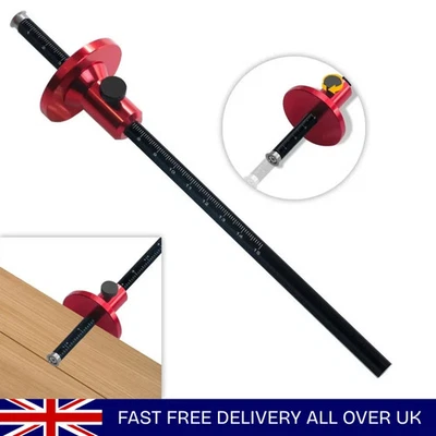 Wheel Marking Gauge Woodworking Marking Scriber Solid Metal Bar Wood Scribe New