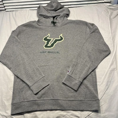 South Florida Bulls Hoodie Mens XL Gray NCAA College Champion Embroidered USF - Image 1 of 4