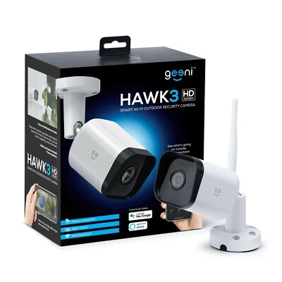 Geeni Hawk 3 Outdoor 1080p HD WiFi Security Camera – Weatherproof