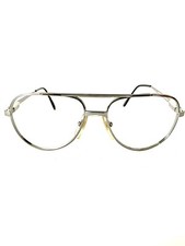 Vintage L'AMY Freeport Silver Pilot Metal Sunglasses I140mm FRAMES ONLY